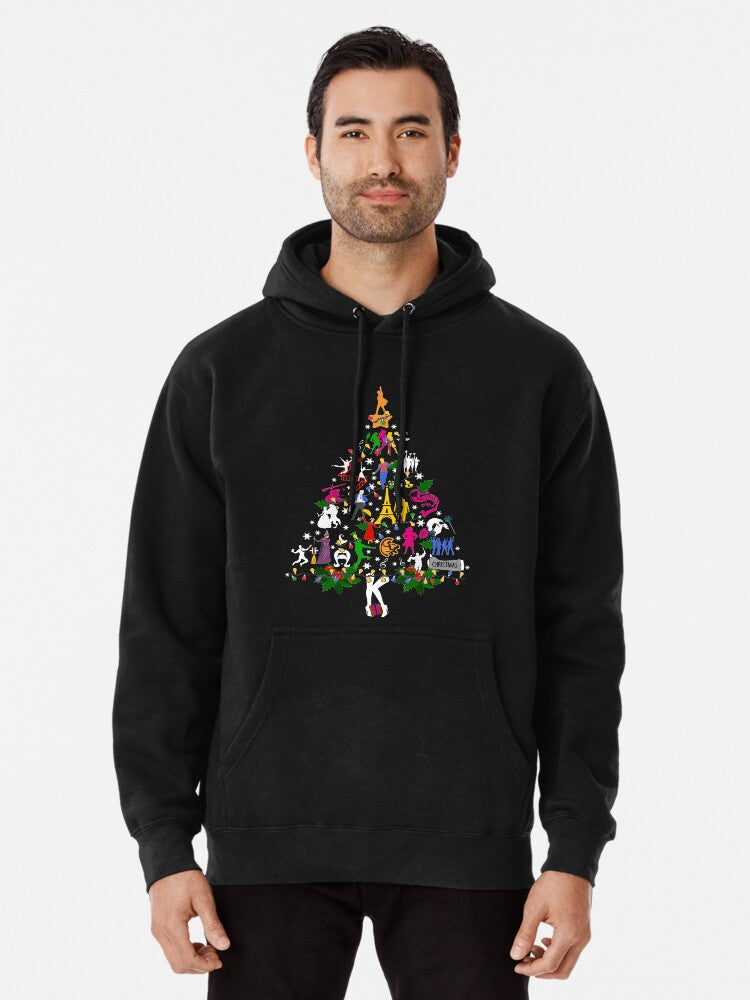 Ugly Broadway Christmas Tree Pullover Hoodie
