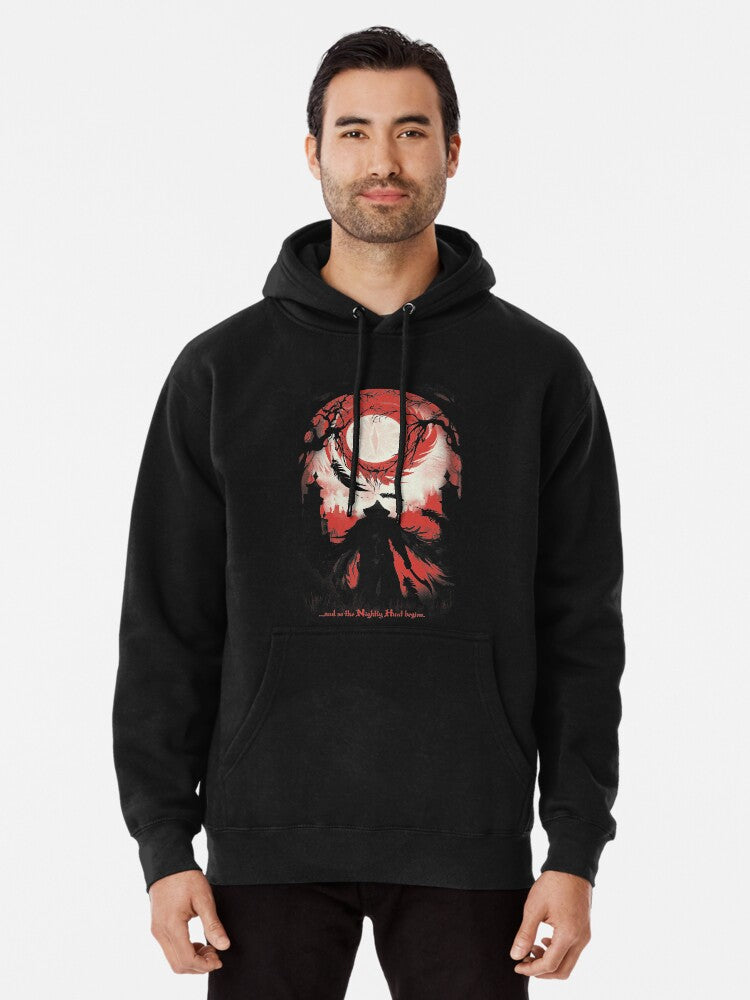 And so the Nightly Hunt begins Pullover Hoodie