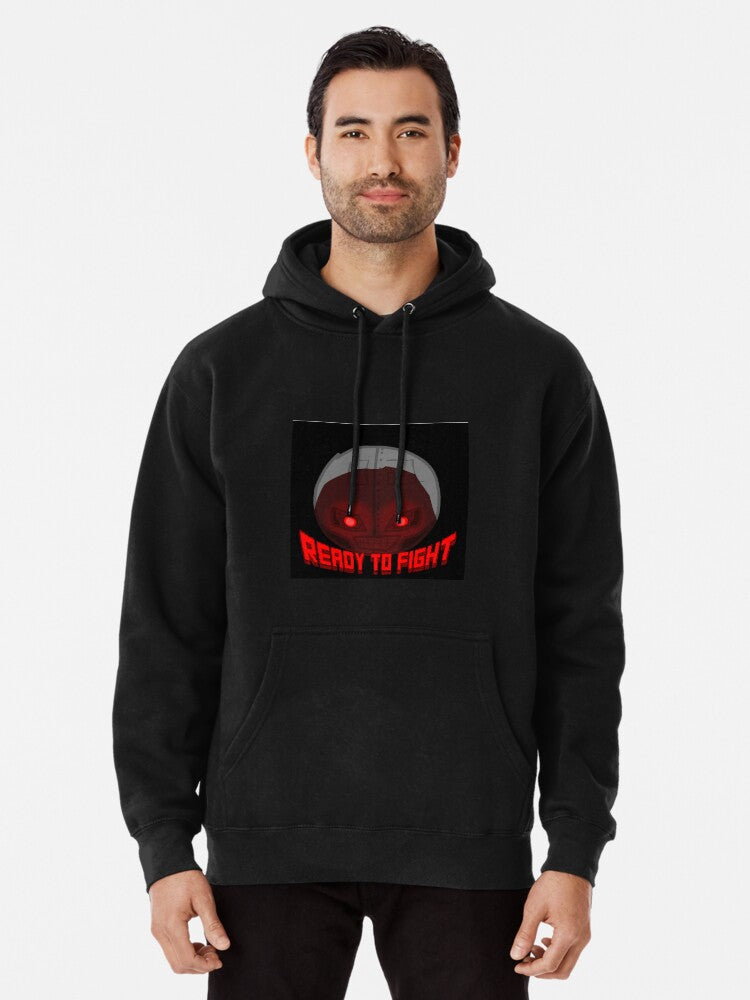 Combat Robot Ready to Fight Pullover Hoodie