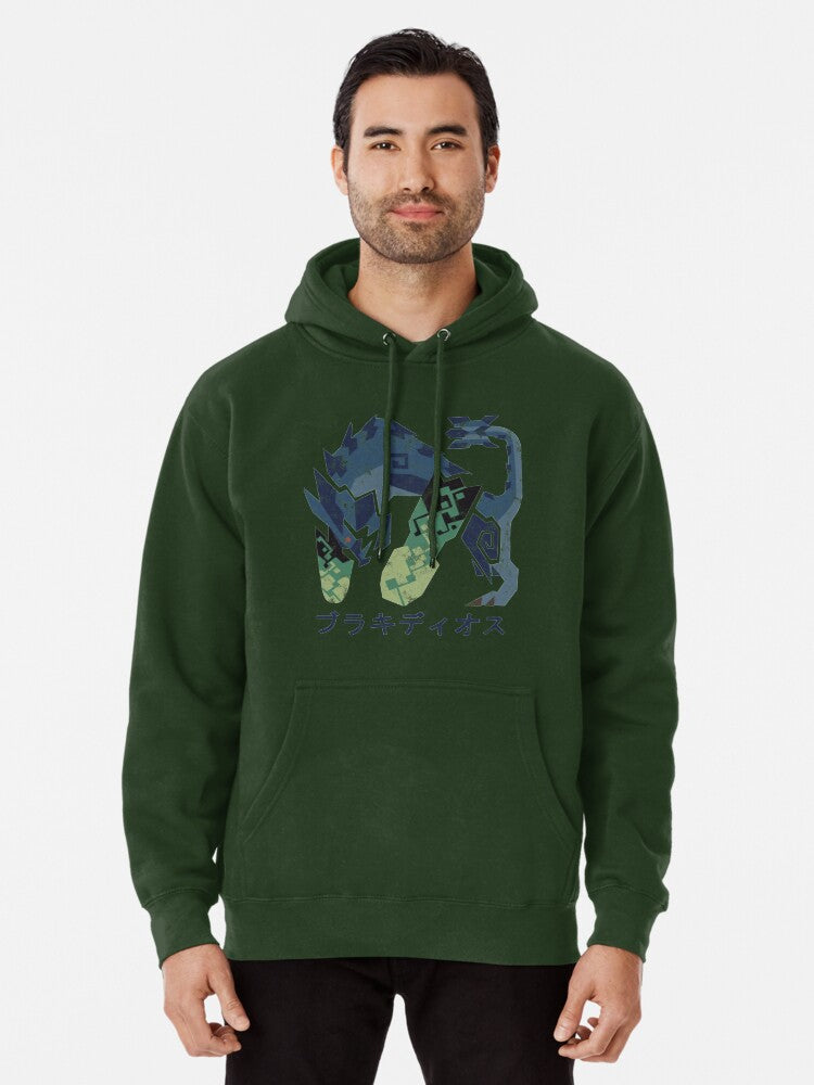Monster Hunter World Iceborne Brachydios Kanji Icon Pullover Hoodie