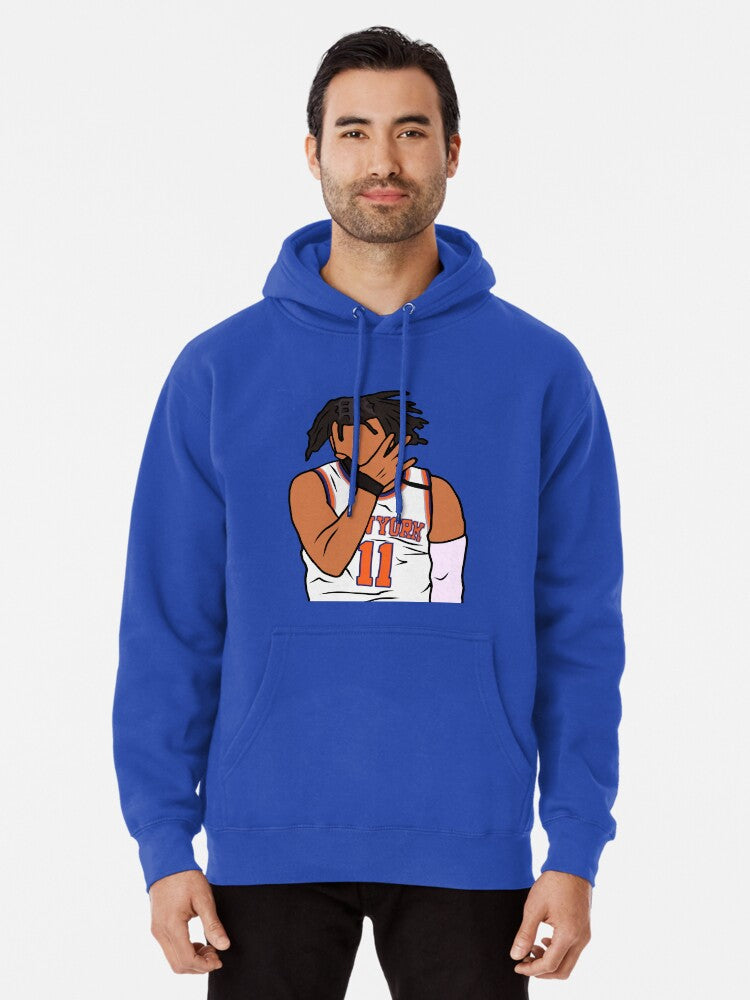 Jalen Brunson 3 Point Celebration Pullover Hoodie