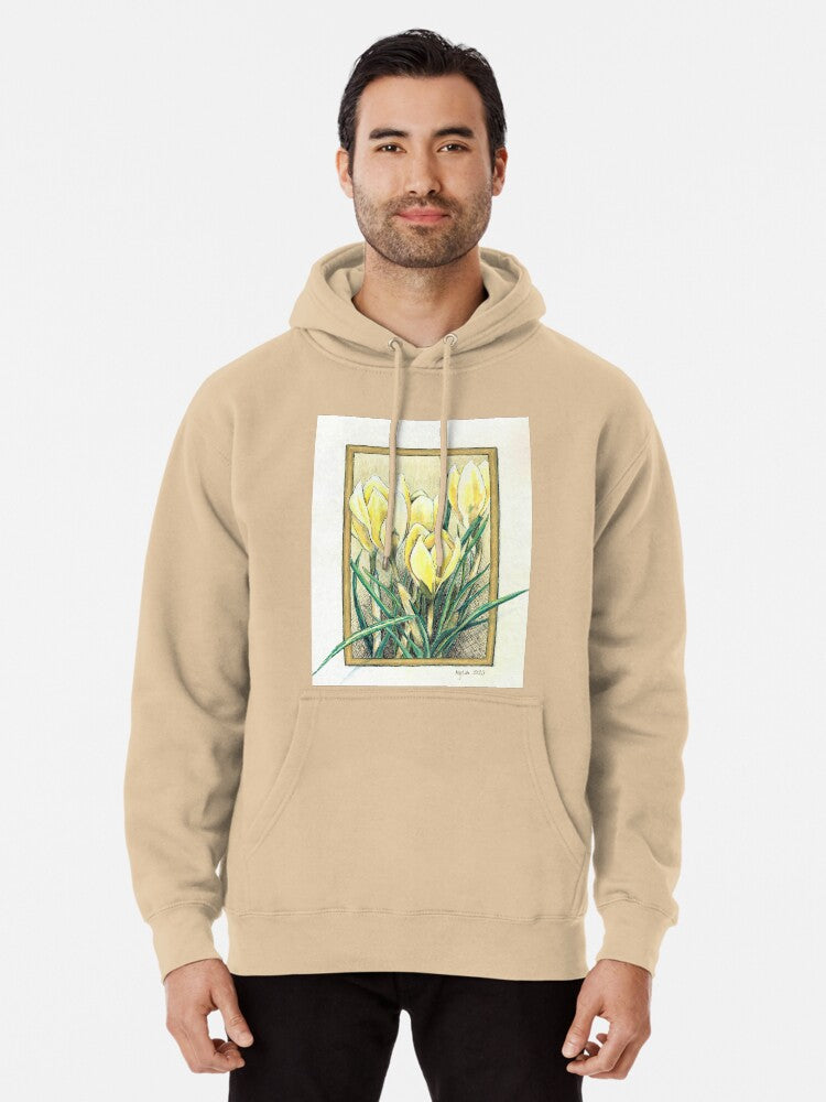 Crocuses Pullover Hoodie