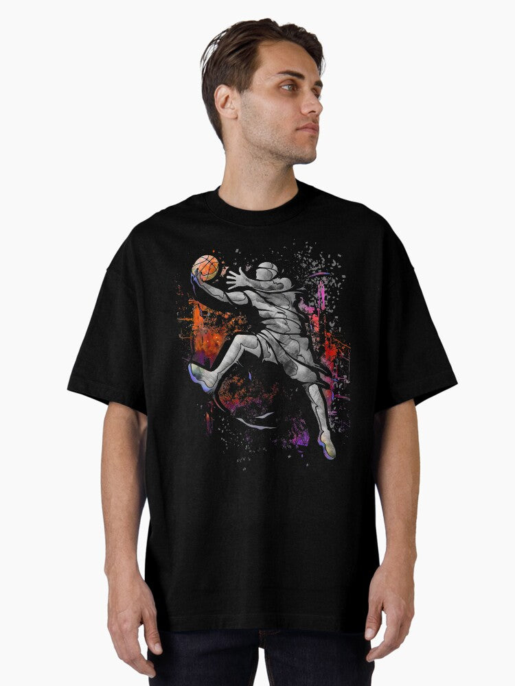 Basketball Player - Basketball - Bball - Abstract Art Oversized T-shirt | Premium Basketball Jersey | Fan Edition Apparel