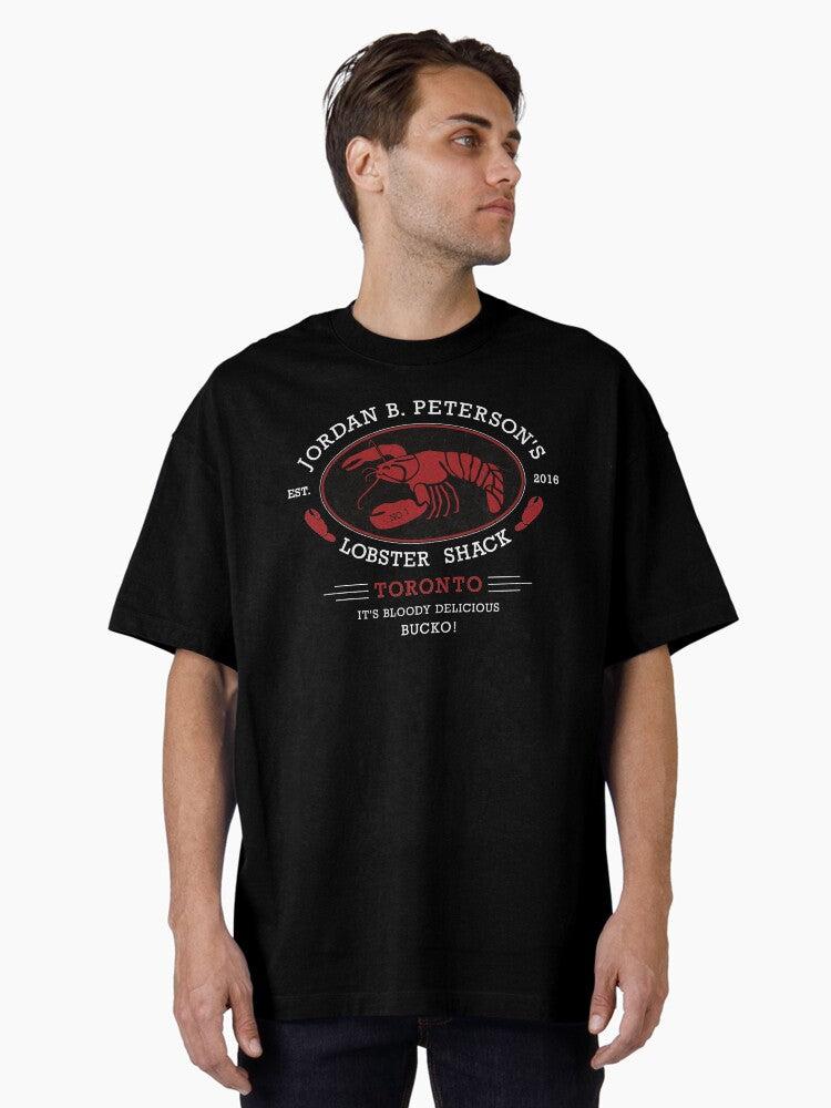 Jordan B Peterson - Lobster Shack Oversized T-shirt | Trendy Graphic Tee | Casual Unisex T-shirt