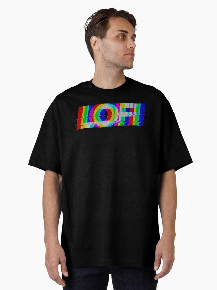 LOFI colour split Oversized T-Shirt T-Shirt | High-Quality Print | High Demand Item