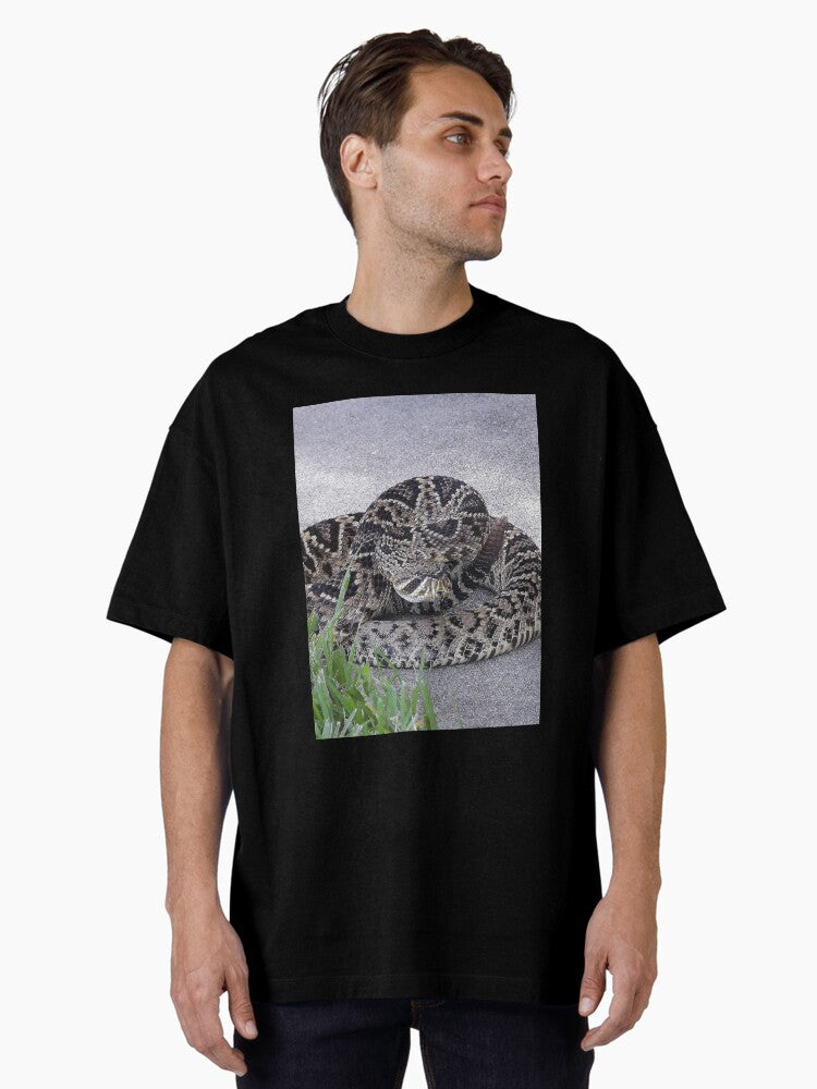 Eastern Diamondback Rattlesnake 009 Oversized T-Shirt T-Shirt | Exclusive Edition | High Demand Item