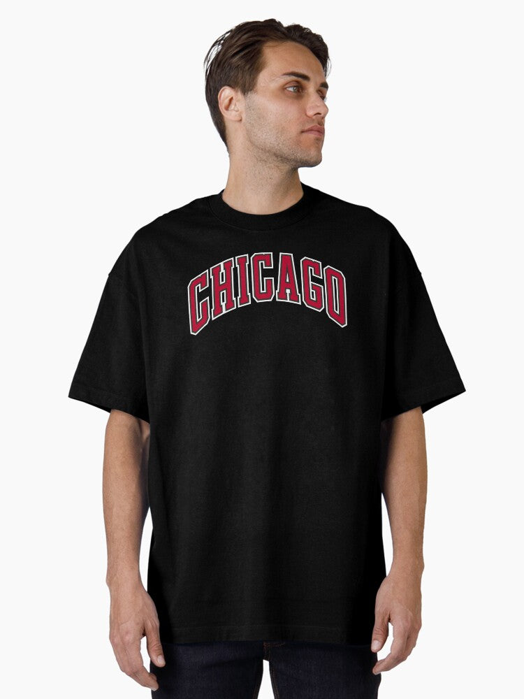 Chicago Bulls Classic Basketball Oversized T-shirt | Trendy Graphic Tee | Casual Unisex T-shirt