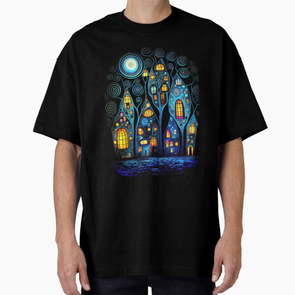 Bioluminescent Art Oversized T-Shirt for Sale by Ottaviana