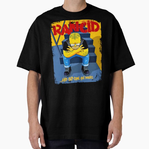 Rancid E Surgem os Lobos! T-Shirt - Authentic Punk Rock Oversized T-Shirt for Sale by MacacoRato