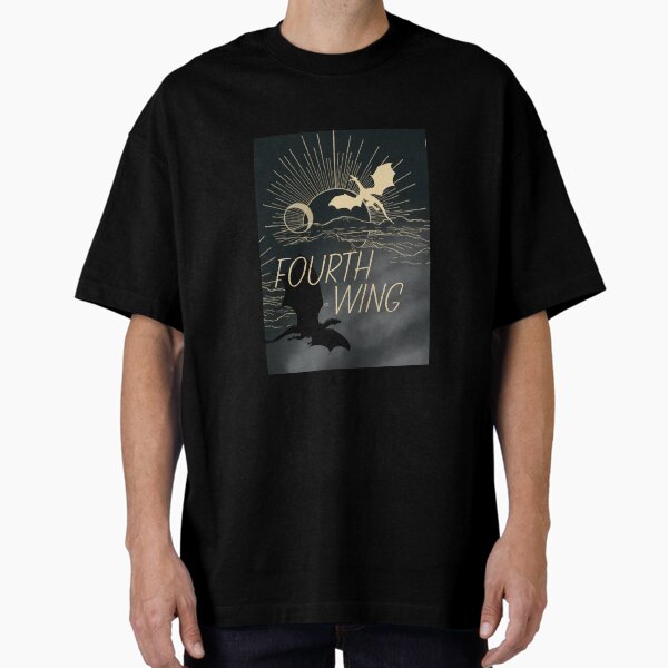 FOURTH WING DRAGONS FLYING Oversized T-Shirt for Sale by Speakeasy-Cafe