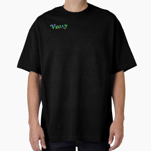 "Vegan Flow Font" Oversized T-Shirt for Sale by Popular-Gifts
