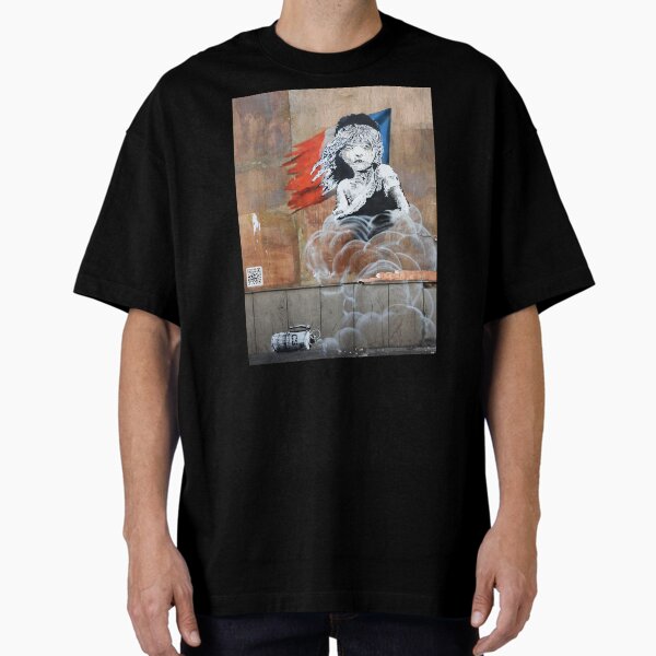 Cosette Teargas QR Code Banksy Oversized T-Shirt for Sale by WE-ARE-BANKSY