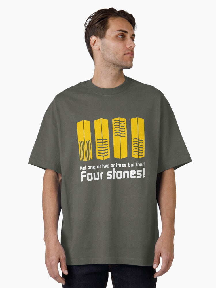 Not One Or Two Or Three But Four Four Stones Oversized T-Shirt T-Shirt | Exclusive Edition | High Demand Item