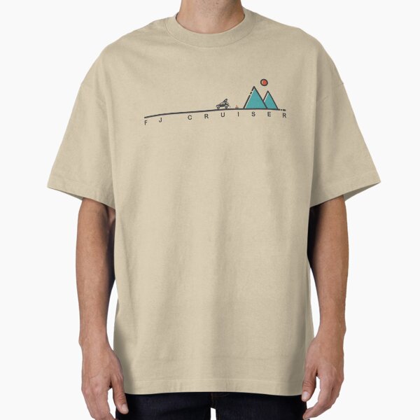 Overland Camping (Toyota FJ Cruiser) Oversized T-Shirt for Sale by thenanuk