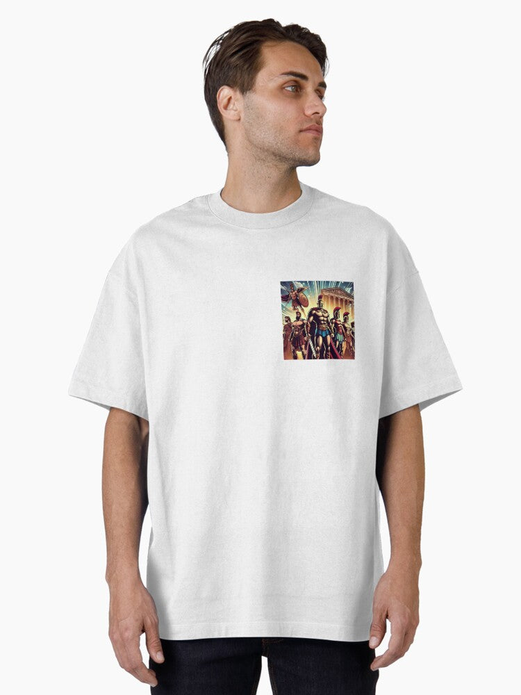 Greek Warriors Oversized T-shirt | Premium Basketball Jersey | Fan Edition Apparel
