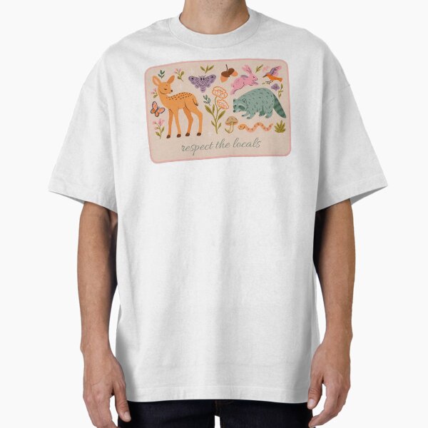 "Respect the Locals" Oversized T-Shirt for Sale by SnorkleSupply
