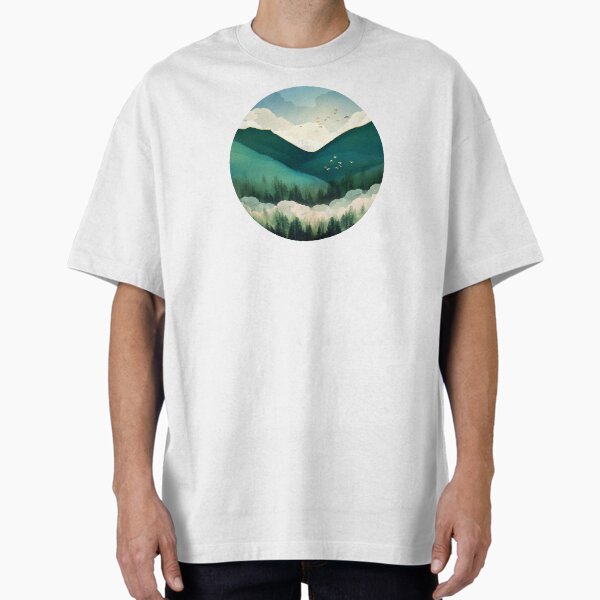 Emerald Hills Oversized T-Shirt for Sale by spacefrogdesign