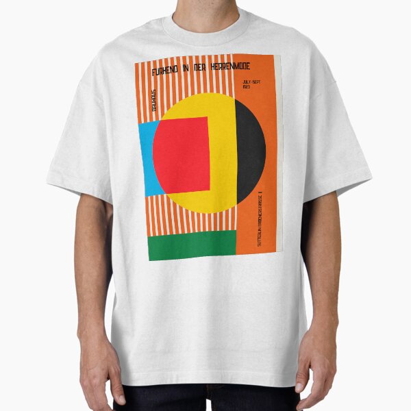Bauhaus Art Museum Poster, Modern Wall Art Oversized T-Shirt for Sale by artsyaman1