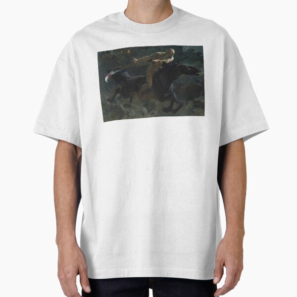 Horseman of the Apocalypse — Ulpiano Checa (1900) Oversized T-Shirt for Sale by Outlawsmedia