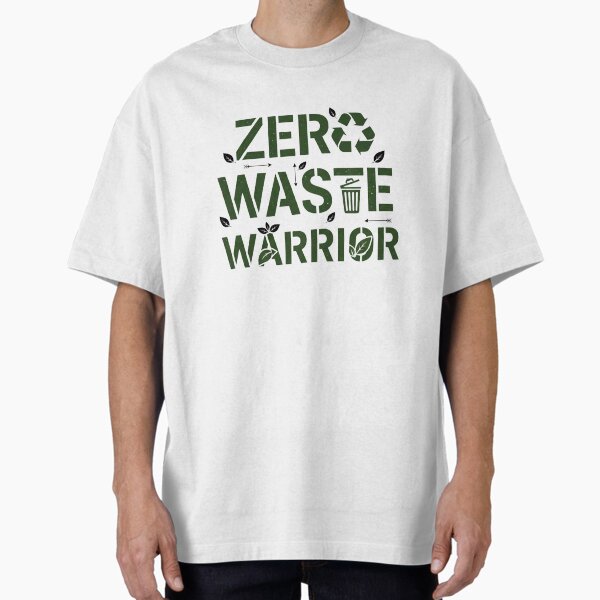 "Zero Waste Warrior – Eco Activist Tee" Oversized T-Shirt for Sale by GADGETEARTH
