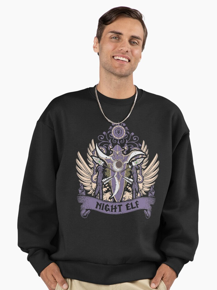 NIGHT ELF - ELITE EDITION Premium Oversized Sweatshirt