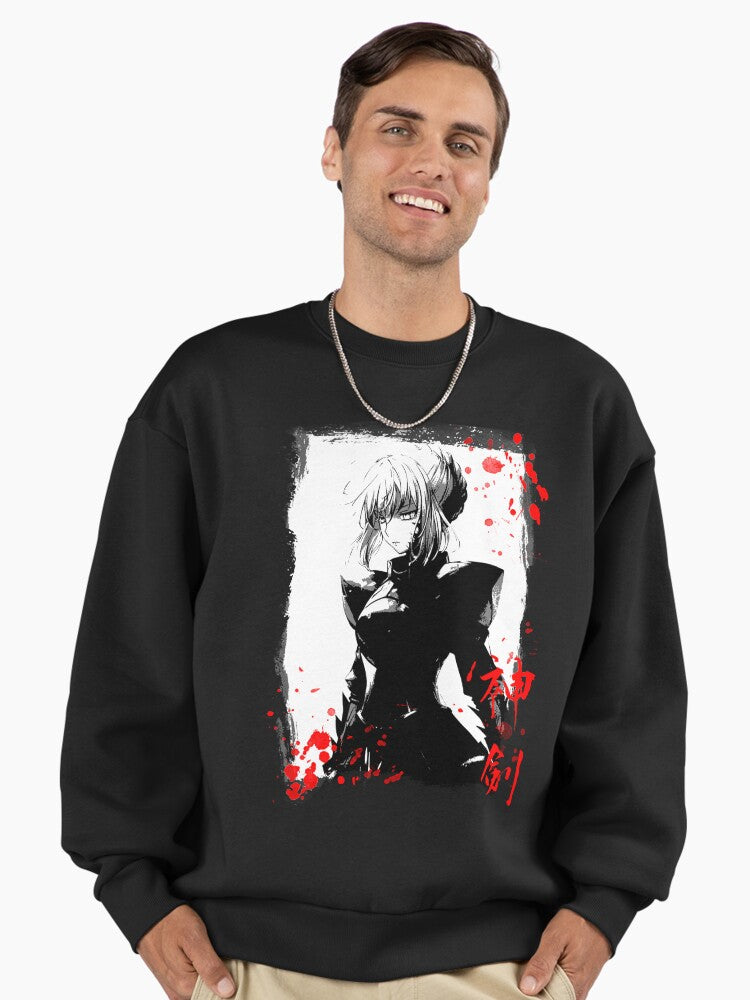 Fate - Saber Premium Oversized Sweatshirt