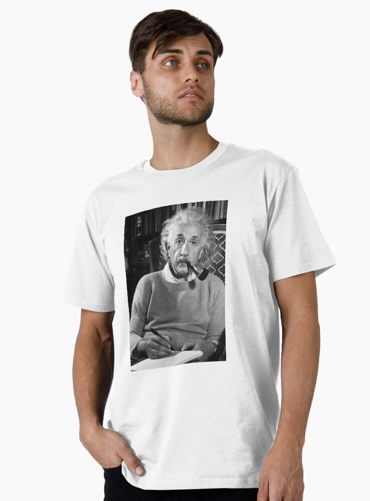 Einstein Pipe Portrait Tee Premium T-Shirt T-Shirt | Exclusive Edition | Top Pick For Fans