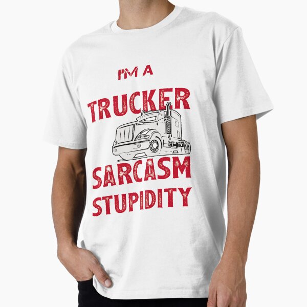 "Funny gift truck driver" Premium T-Shirt by AYMANMARHOUM