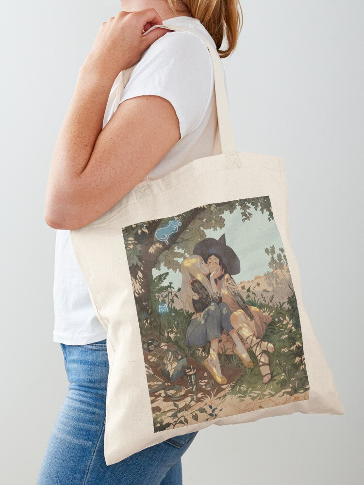 Picnic Tote Bag | Cute Halloween Tote Bag | Reusable Eco Shopping Bag