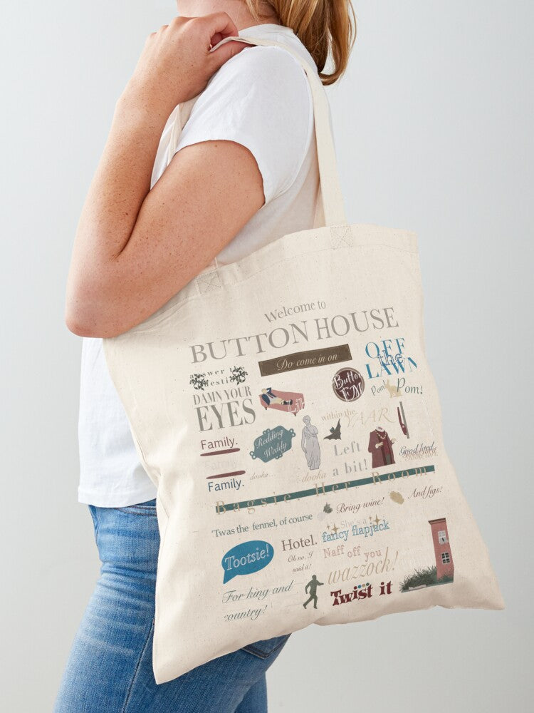 Ghosts Bbc Quotes Classic Tote Bag | Cute Halloween Tote Bag | Reusable Eco Shopping Bag