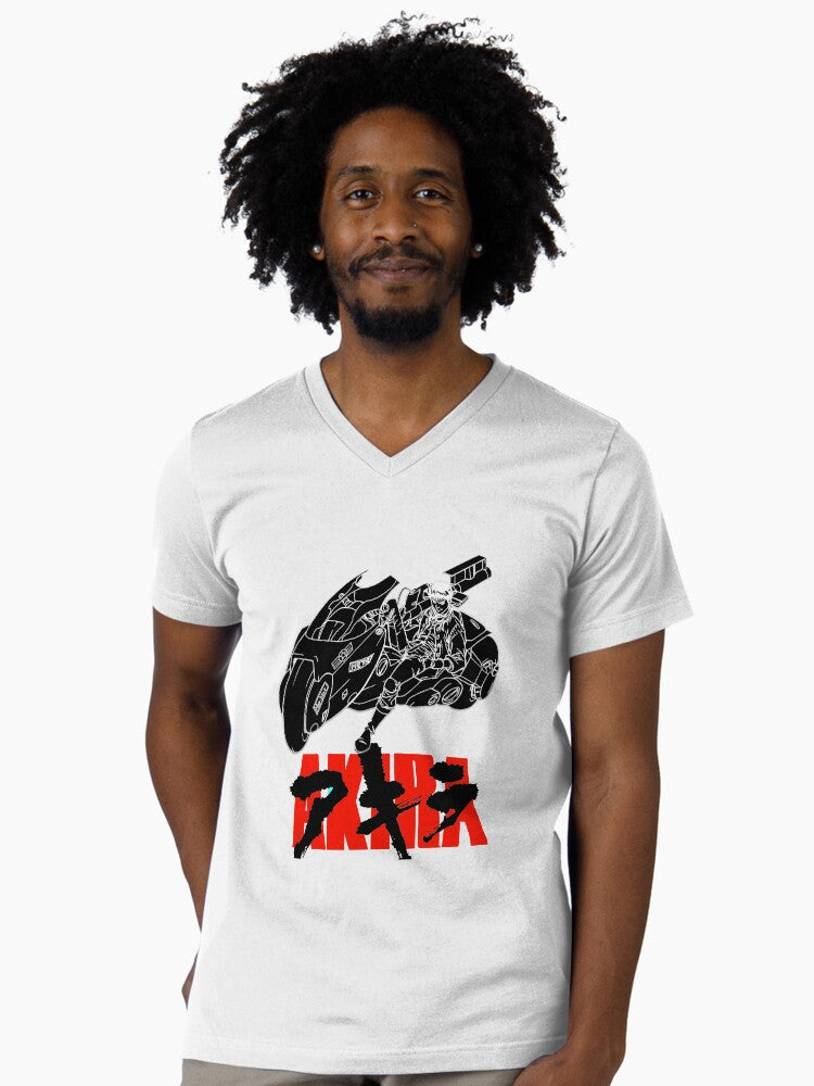 AKIRA POSTER V-Neck T-Shirt Poster | Premium Graphic | Trending Now