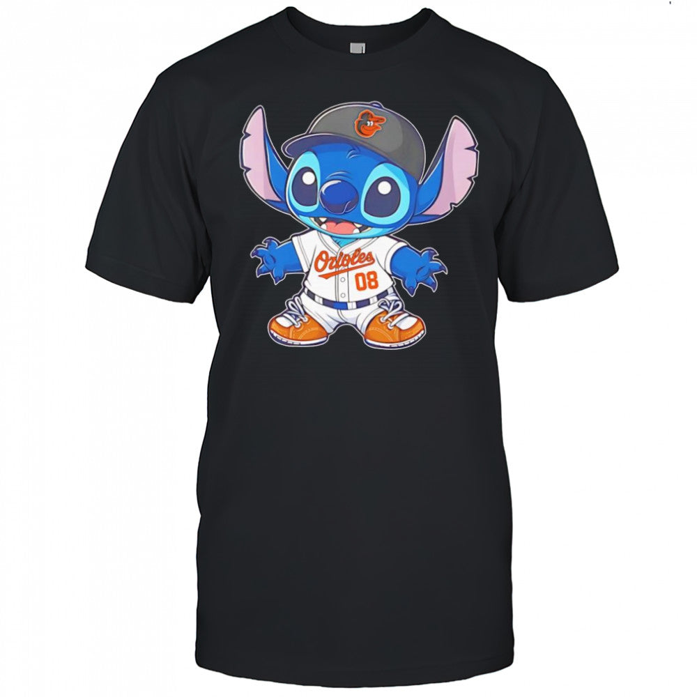 Stitch Baltimore Orioles baseball shirt
