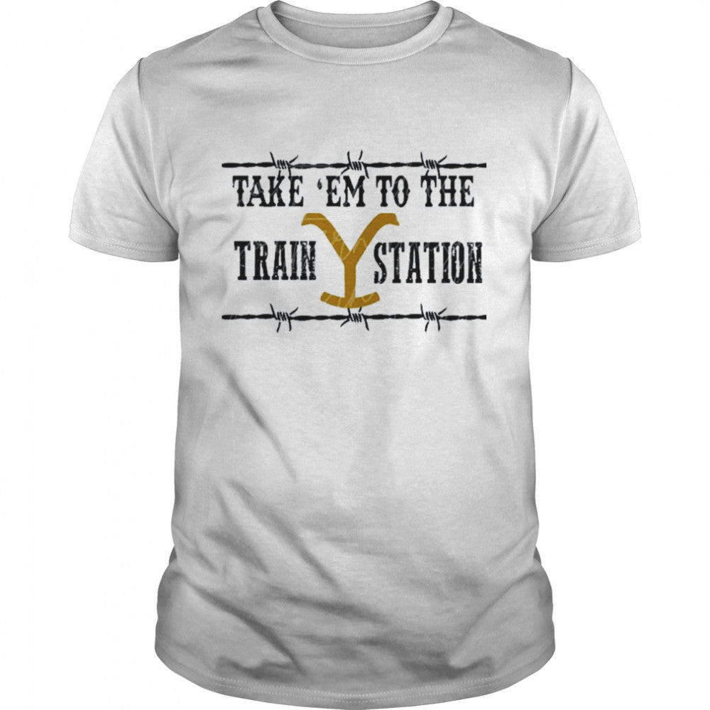 Take ‘Em To The Train Station Christmas T Shirt
