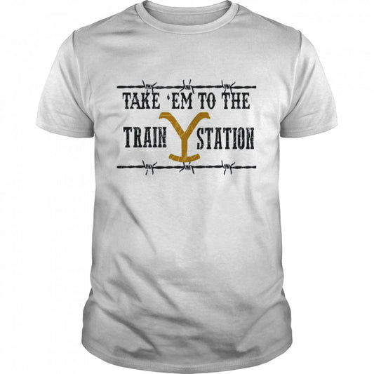 Take ‘Em To The Train Station Christmas T Shirt