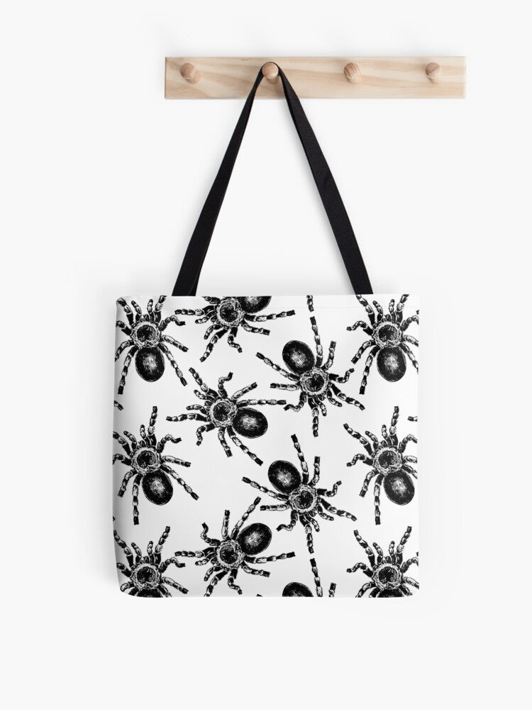Tarantulas Pattern Tote Bag | Cute Halloween Tote Bag | Reusable Eco Shopping Bag