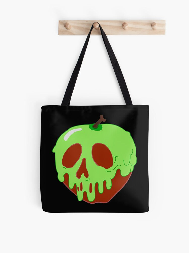 Poison Apple Tote Bag | Cute Halloween Tote Bag | Reusable Eco Shopping Bag