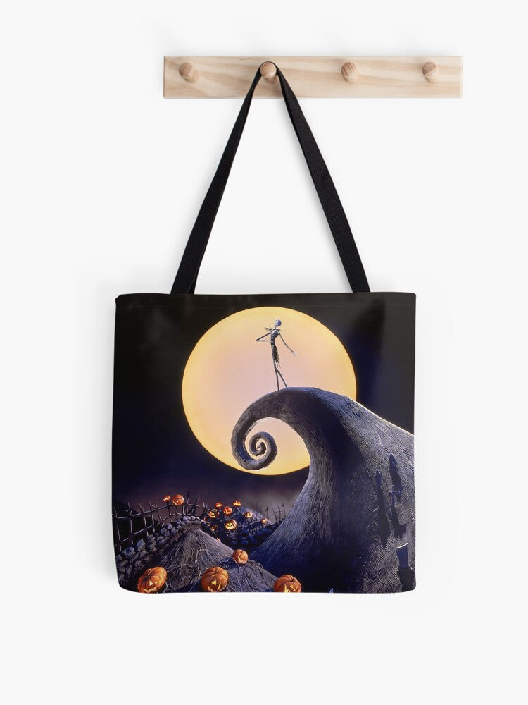 The Nightmare Before Christmas Tote Bag | Cute Halloween Tote Bag | Reusable Eco Shopping Bag