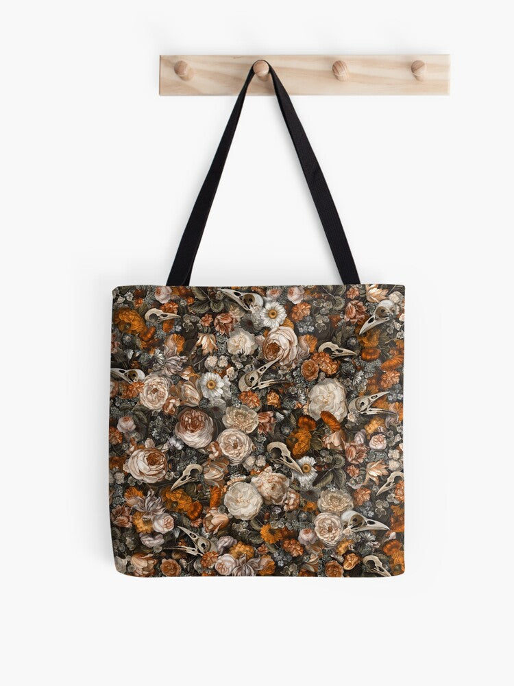 Baroque Macabre Tote Bag | Cute Halloween Tote Bag | Reusable Eco Shopping Bag
