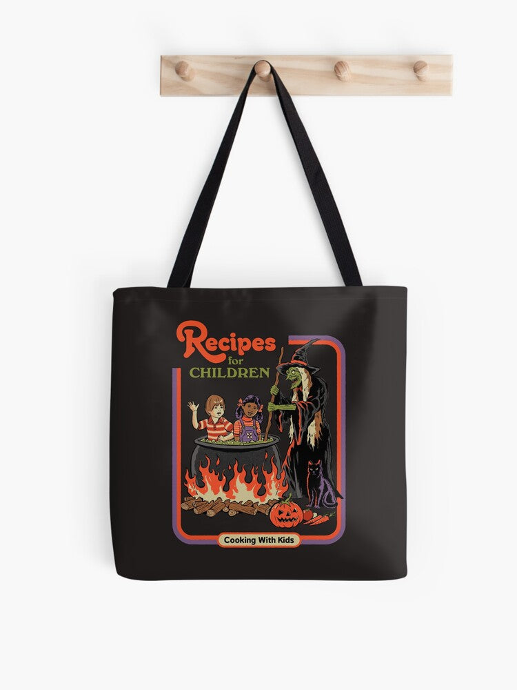 Recipes For Children Tote Bag | Cute Halloween Tote Bag | Reusable Eco Shopping Bag