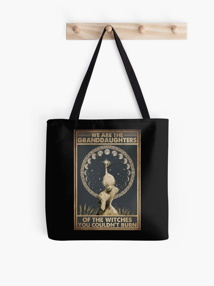 We Are The Granddaughters Of The Witches You Could Not Burn Tote Bag | Cute Halloween Tote Bag | Reusable Eco Shopping Bag