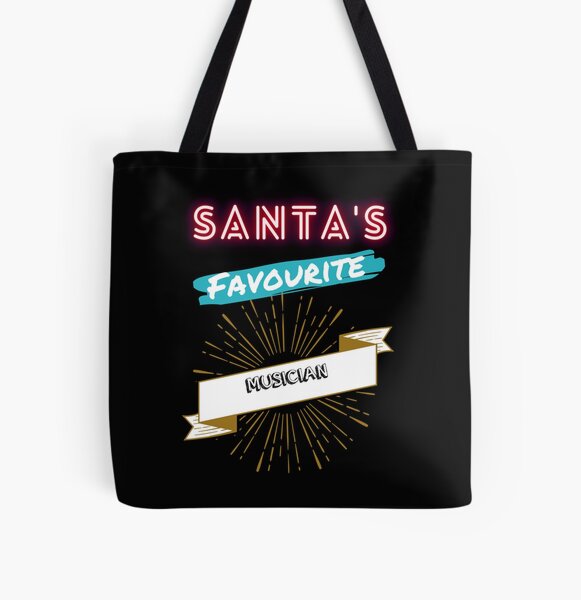 "Santas Favourite Musician Chrismas T-Shirt Pullover Sweatshirt" Tote Bag for Sale by hoyleedgieq