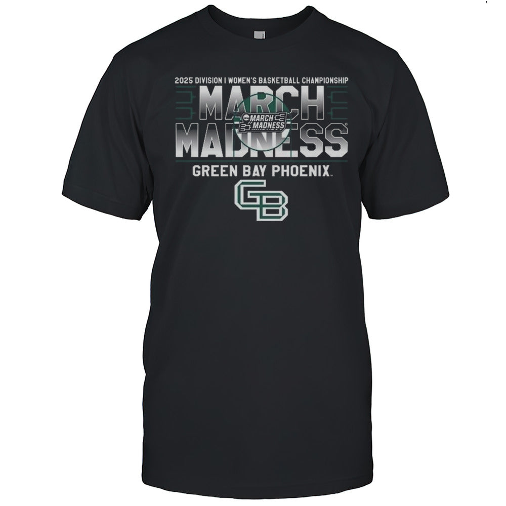 University Of Wisconsin Green Bay Womens Basketball 2025 NCAA Tournament Bound Shirt