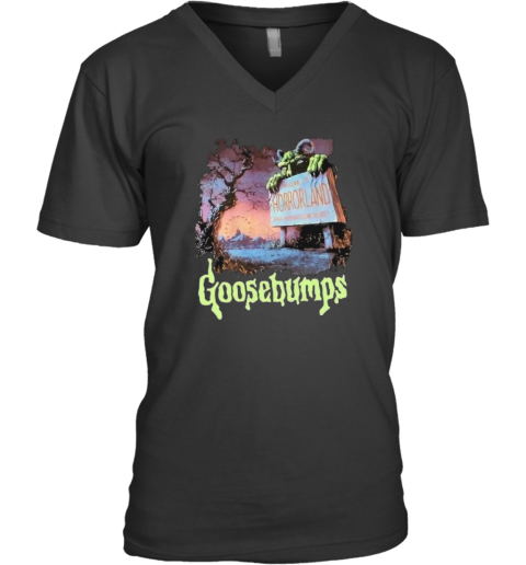Goosebumps Halloween V Neck T Shirt