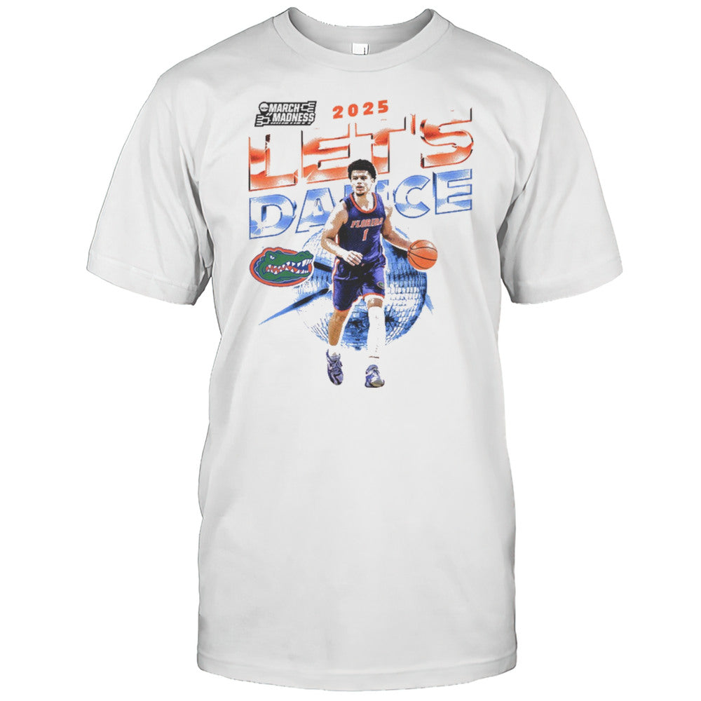 Walter Clayton Jr. Florida Gators Basketball Lets Dance 2025 March Madness T shirt