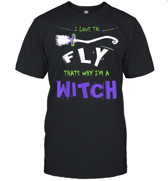 Witch Meme With Crooked Broom To Scare On Halloween shirt