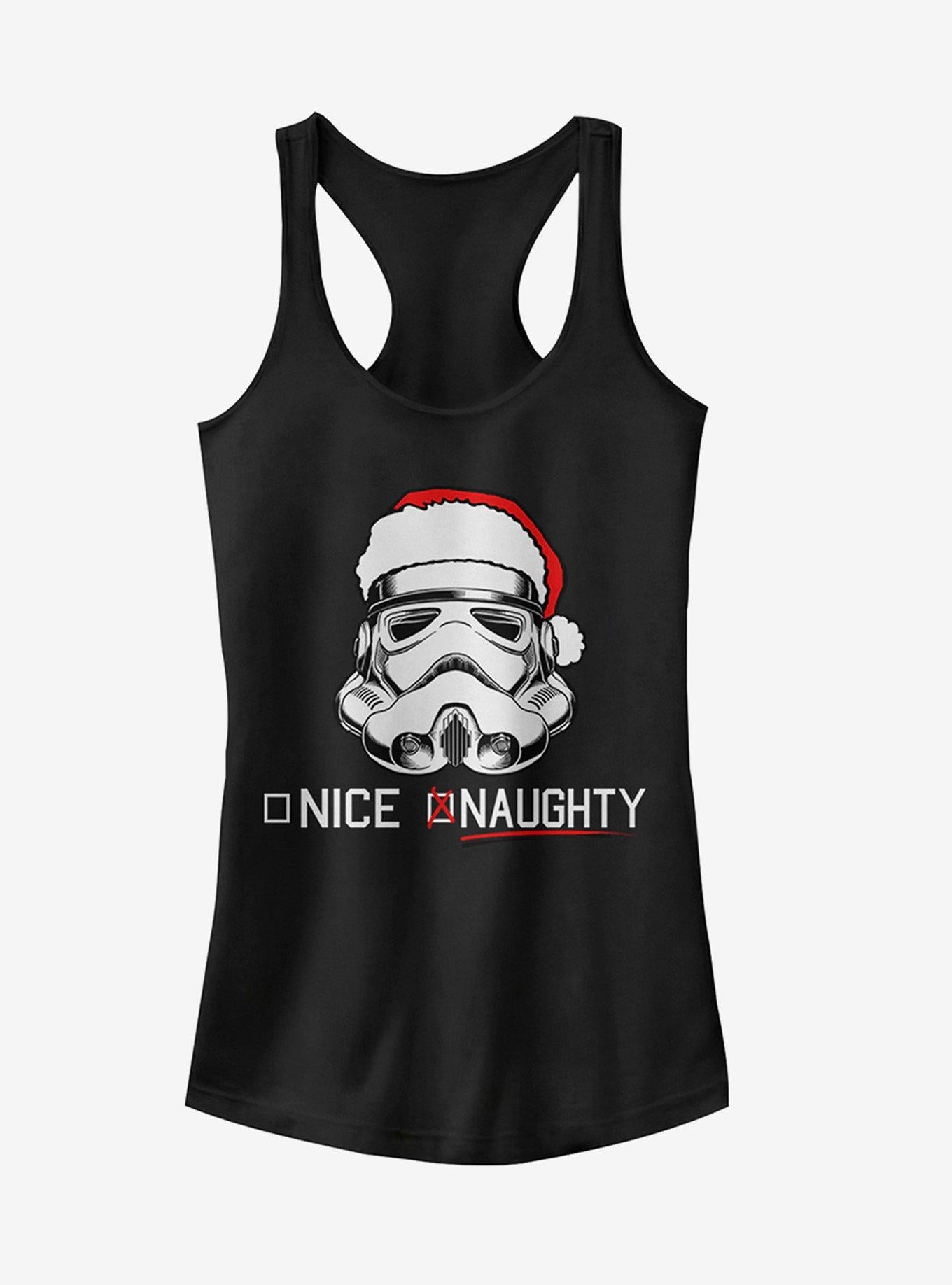 Star Wars Christmas Stormtrooper Naughty List Girls T-Shirt T-Shirt – Exclusive Art Edition | Great Gift for Fans
