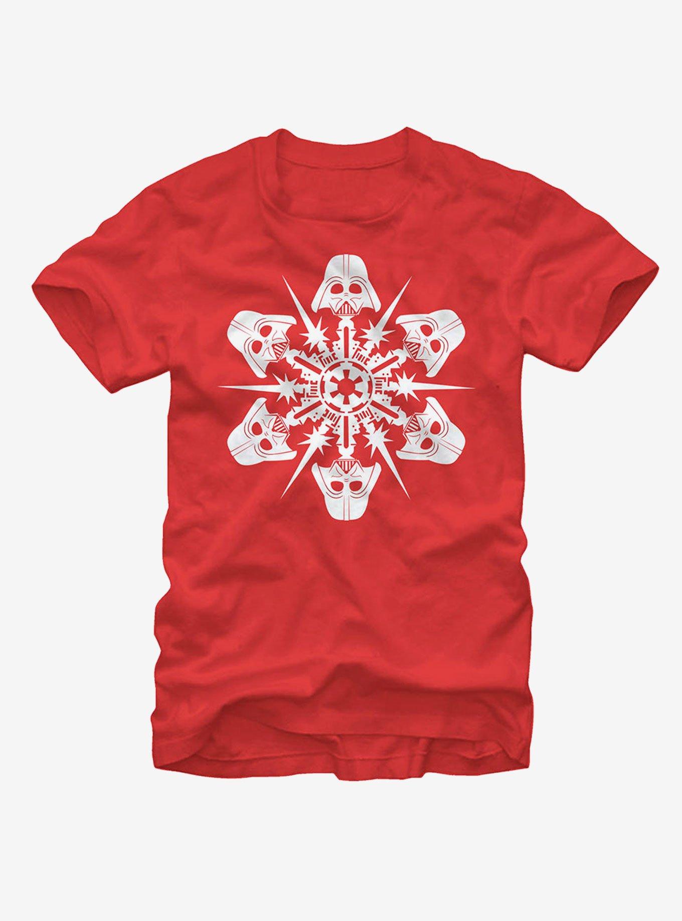 Star Wars Darth Vader Christmas Snowflake TShirt T-Shirt | Vintage Christmas Look | Perfect Holiday Gift