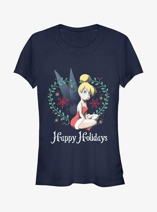 Disney Ugly Christmas Sweater Tinker Bell Girls TShirt T-Shirt | Holiday Edition | Perfect For Daily Wear