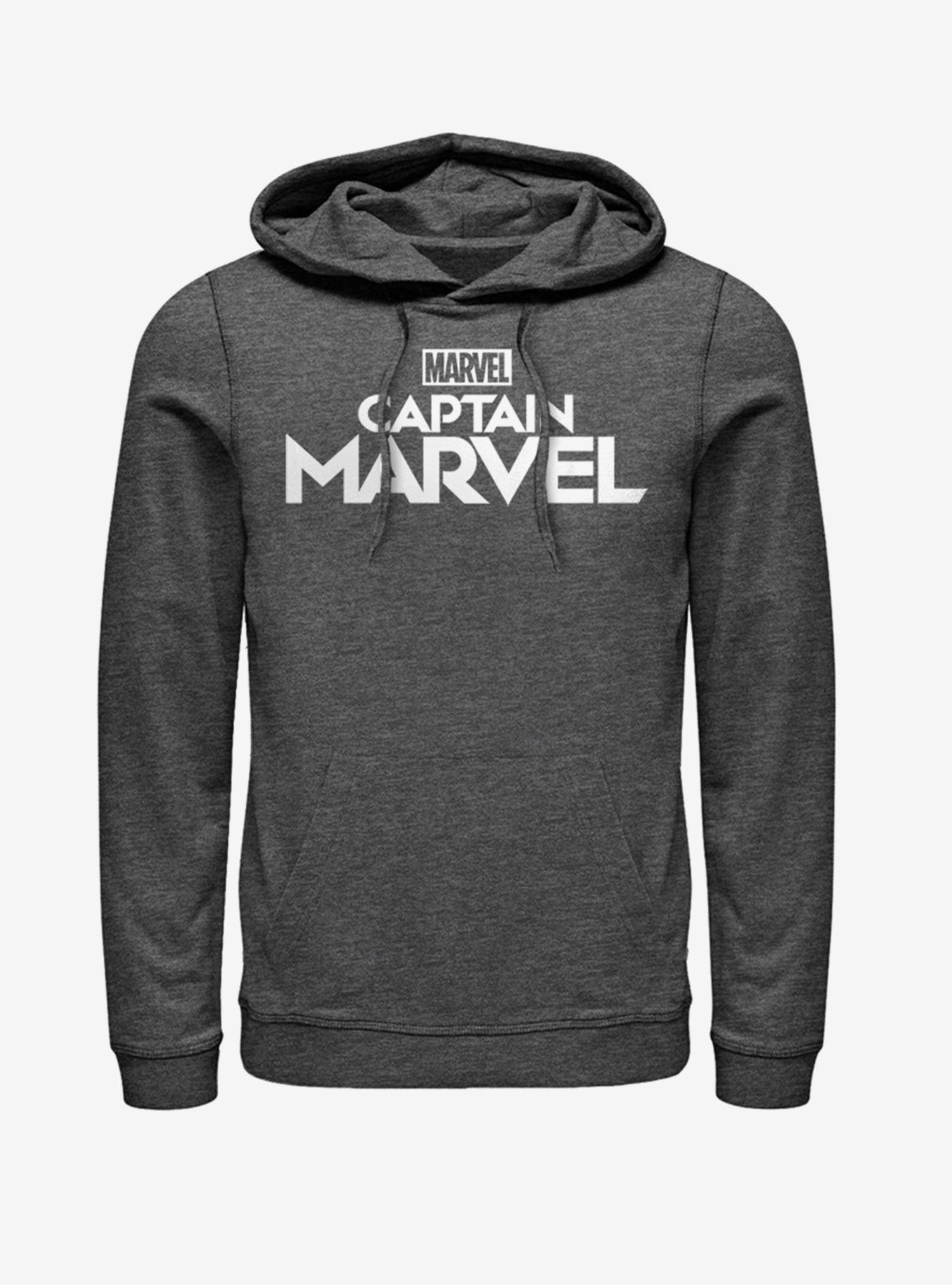 Marvel Captain Marvel Plain Logo Hoodie
