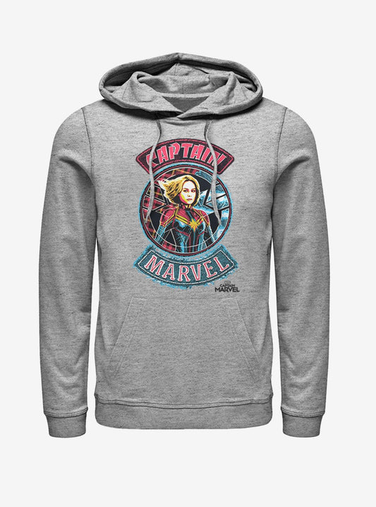 Marvel Captain Marvel Patches Hoodie
